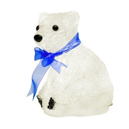 Фигура светодиодная акриловая "Белый мишка" 20см 20LED 1Вт 4.5В IP20 элементы питания 3хAA (не в ком