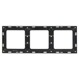 Рамка 3-м Стокгольм бел. с линией цвета черн. PROxima EKF EZM-G-304-20