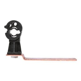 Держатель под черепицу с пластиковым фиксатором L100мм Cu PROxima EKF lp-42101-cu