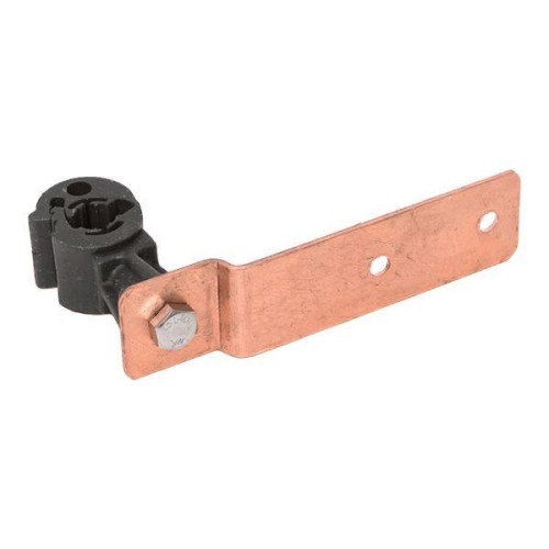 Держатель под черепицу с пластиковым фиксатором L100мм Cu PROxima EKF lp-42101-cu