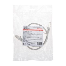 Патч-корд S/FTP CAT 6A (10G) RJ45-RJ45 28AWG LSZH сер. 0.5м Rexant 02-0390-05