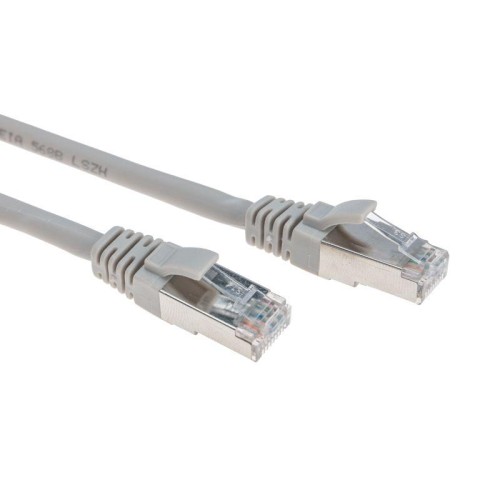 Патч-корд S/FTP CAT 6A (10G) RJ45-RJ45 28AWG LSZH сер. 10м Rexant 02-0390-10