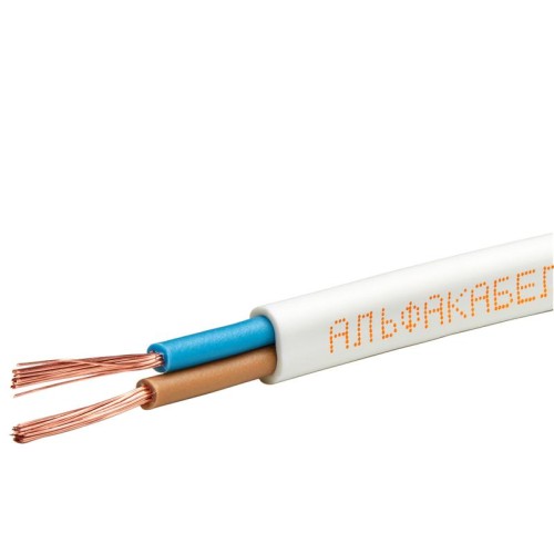 Провод ШВВП 2х0.5 (уп.10м) АЛЬФАКАБЕЛЬ 05003