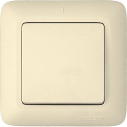 Выключатель 1-кл. СП Прима 6А IP20 сл. кость (опт. упак.) SchE S16-057-S