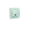 Переключатель проходной 1-кл. СП Lillium N 10А IP20 с подсветкой крем. Makel 55225