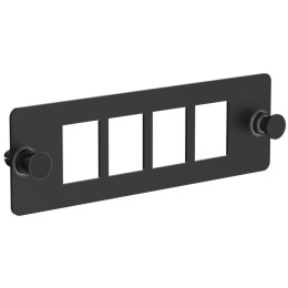 Планка для 4-х Keystone UTP черн. ITK CP05-4U