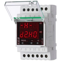 Регулятор температуры CRT-02 2-канал.; диапазон температур от -50 до +140град.C; многофункц.; цифров