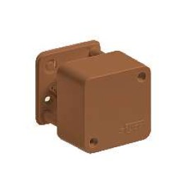 Коробка ОП Тусо распаячная 55х55х32мм 2 клемника корич. IP40 Ruvinil 65002К