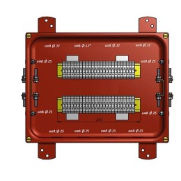 Коробка КС-30 УХЛ1.5 IP65 метал. заглушки ГОФРОМАТИК zeta30355