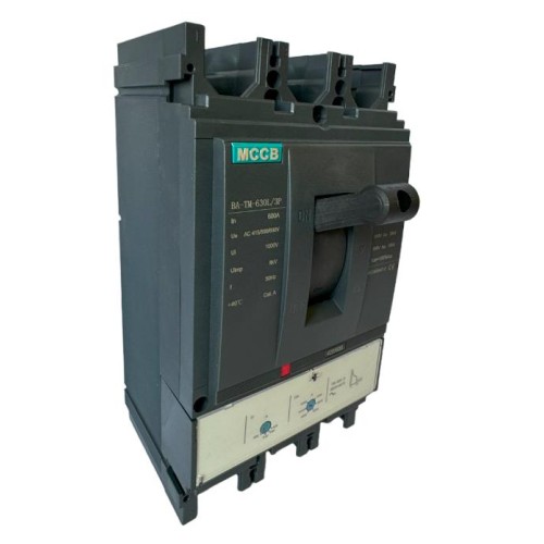 Выключатель автоматический MCCB BA-TM-630L/3P 630А (тепломагнитый ТМ ICU:50KA) ELTEC 1200630