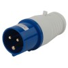 Вилка переносная 013 2Р+РЕ 16А 220В IP44 Эра Б0032849