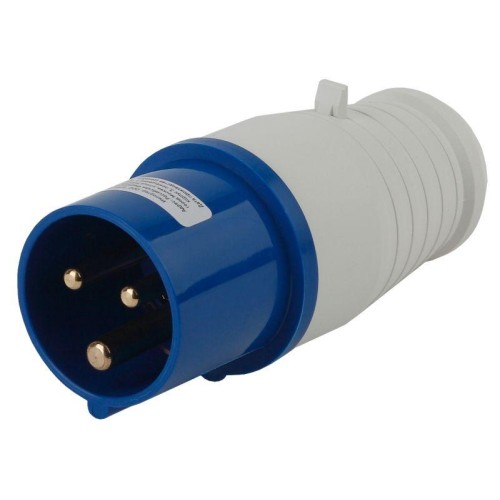 Вилка переносная 013 2Р+РЕ 16А 220В IP44 Эра Б0032849