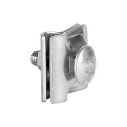 Зажим прута универсальный малый (пластина 30х30мм) NI PROxima EKF lp-51510-ni