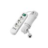 Удлинитель 3х5м с заземл. Letitia USB с выкл. LEZARD 721-0305-302U