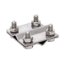 Зажим крестовидный прут-прут (пластина 57х57мм) Ni PROxima EKF lp-g3109-ni