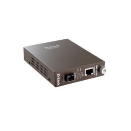 Медиаконвертер DMC-920R/B10A WDM 1х10/100Base-TX 1х100Base-FX SC ТХ:1310нм RX:1550нм SingleMo D-Link