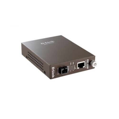 Медиаконвертер DMC-920R/B10A WDM 1х10/100Base-TX 1х100Base-FX SC ТХ:1310нм RX:1550нм SingleMo D-Link