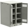 Шкаф LINEA B (пустой) 1350х900мм дверь двустворч. метал. сер. ITK LB35-13H99-2M