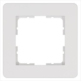 Рамка 1-м G-Flex бел. глянцевый Jasmart G1101W