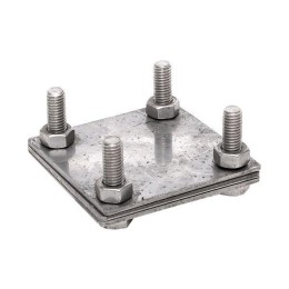 Зажим полоса 40 - полоса 40 (3 пластины 70х70мм) Ni PROxima EKF lp-g3105-ni