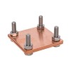 Зажим полоса 40 - полоса 40 (3 пластины 70х70мм) Cu PROxima EKF lp-g3105-cu
