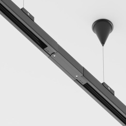 Коннектор прямой Trinity черн. Voltega TRA-VGL005C-31B