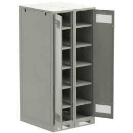 Шкаф LINEA B (пустой) 2000х900мм дверь двустворч. метал. сер. ITK LB35-20H99-2M