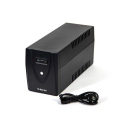 Источник бесперебойного питания RAPAN-UPS 1500 220В 1500В.А/900Вт меандр с АКБ 2х7А.ч интерактивный