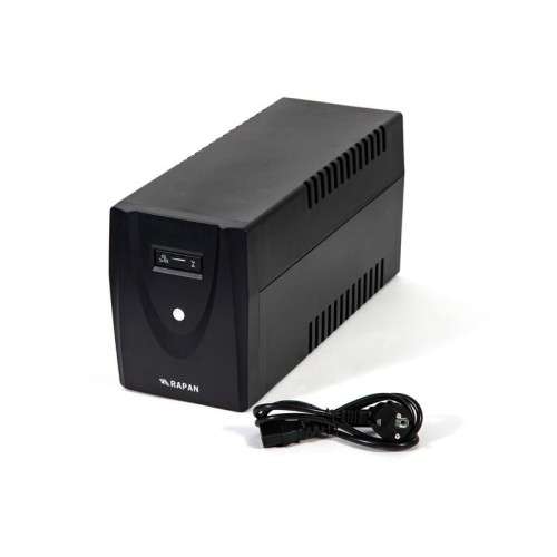 Источник бесперебойного питания RAPAN-UPS 1500 220В 1500В.А/900Вт меандр с АКБ 2х7А.ч интерактивный
