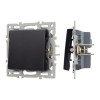 Механизм выключателя одноклавишный непроходной SWT-MK01-PL-BK (250В 16А) Arlight 043711