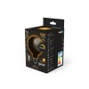 Лампа светодиодная филаментная Black Filament 10Вт G125 шар золотая 2400К тепл. бел. E27 820лм димми