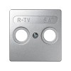 Накладка для механизма 73486;73487;73488-69 Simon73 Loft алюм. 73097-63