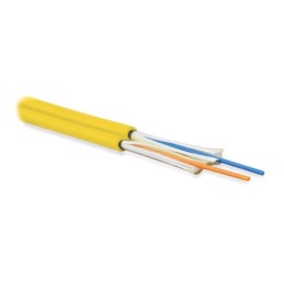 Кабель FO-D3-IN-9S-2-LSZH-YL волоконно-оптический 9/125 (SMF-28 Ultra) одномод. 2 волокна duplex zip