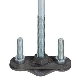 Крепление молниеприемника к стене d16мм L400мм хомут CZ PROxima EKF lp-04400