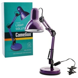 Светильник KD-313 C12 настол. 230В 60Вт E27 фиол. Camelion 13644