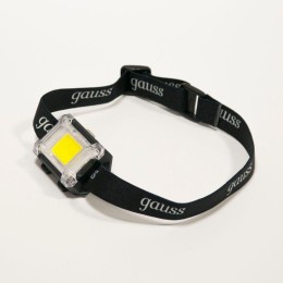 Фонарь налобный GFL 3Вт 180лм IP33 элементы питания 3хAAA GAUSS GF304