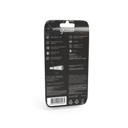 Фонарь налобный GFL 3Вт 180лм IP33 элементы питания 3хAAA GAUSS GF304