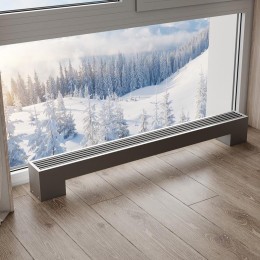 Конвектор напольный STEP-130/130/1000-2-N-WT-LG-NA Royal Thermo НС-1608048