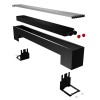 Конвектор напольный STEP-130/130/1000-2-N-WT-LG-NA Royal Thermo НС-1608048