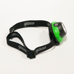 Фонарь налобный GFL 3Вт 120лм IP42 элементы питания 3хAAA GAUSS GF302