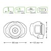 Фонарь налобный GFL 4Вт 230лм IP42 элементы питания 3хAAA GAUSS GF303