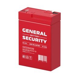 Аккумулятор 6В 2.8А.ч General Security GS2.8-6