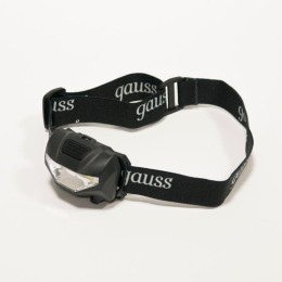 Фонарь налобный GFL 1Вт 100лм IP42 элементы питания 3хAA GAUSS GF306