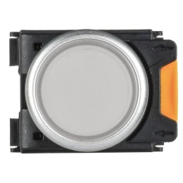 Кнопка d22мм 1НО+1НЗ MASTER с подсветкой и фиксацией бел. IEK MI-BT60-11TD-3-11-K01