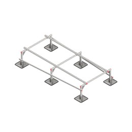 Конструкция опорная для установки оборудования TECHNORAPTOR STEELFOOT 1200х2500 КМ TR0112