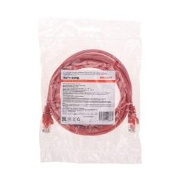 Патч-корд U/UTP CAT 6 RJ45-RJ45 26AWG LSZH красн. 3м Rexant 02-0293-3