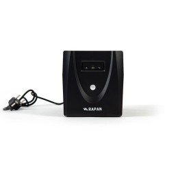 Источник бесперебойного питания RAPAN-UPS 1000 220В 1000В.А/600Вт меандр с АКБ 2х7А.ч интерактивный