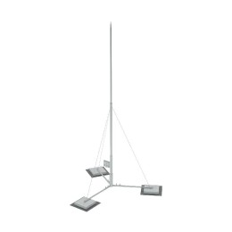 Мачта вольностоящая молниеприемная составная TVMR-H5.1 HD H=5.1м неразборное осн. сталь гор. оцинк.