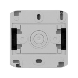 Розетка 1-м ОП Quteo 16А IP44 250В 2P+E с заземл. защ. шторки с крышкой сер. Leg 782351