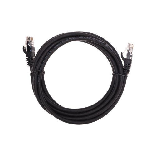 Патч-корд U/UTP CAT 6 RJ45-RJ45 26AWG LSZH черн. 3м Rexant 02-0292-3